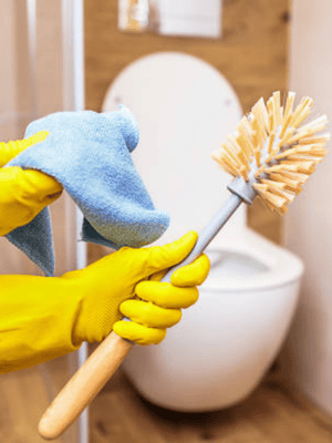 Sanitation Tools in Commercial Restroom