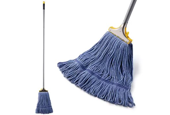 Blue Cotton Looped End String Synthetic Mop