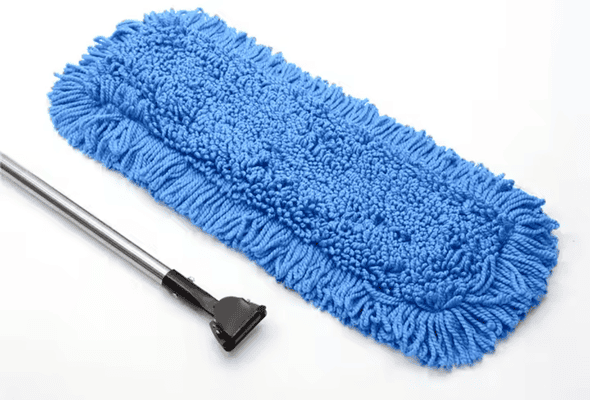 Blue Microfiber Mop Pad with Handle