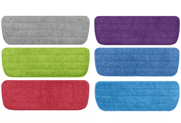 Colorful microfiber pads