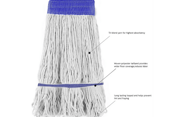Cotton Round Wet Flat Mop