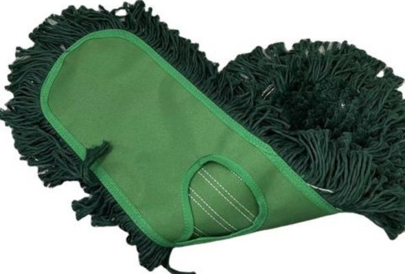 Green Microfiber Mop Pad