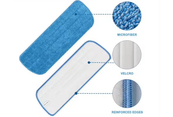 Microfiber mop details