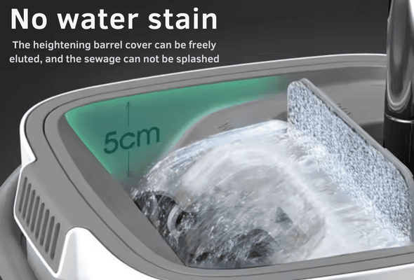 Mop bucket water level detail