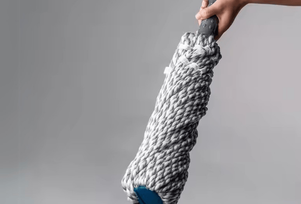 Mop in use