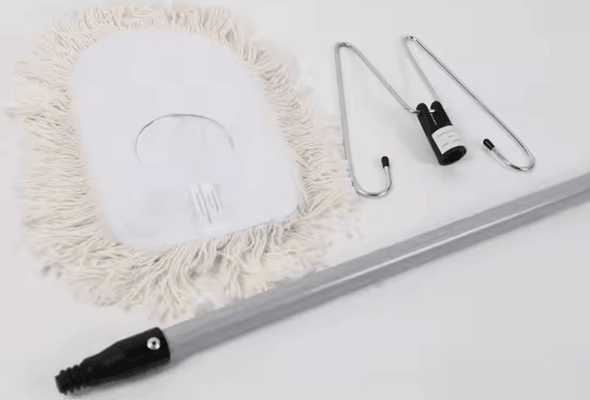 Wedge Small Dust Mop with Aluminum Handle